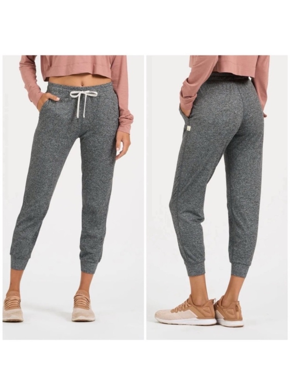 Vuori Performance Jogger in Heather Gray